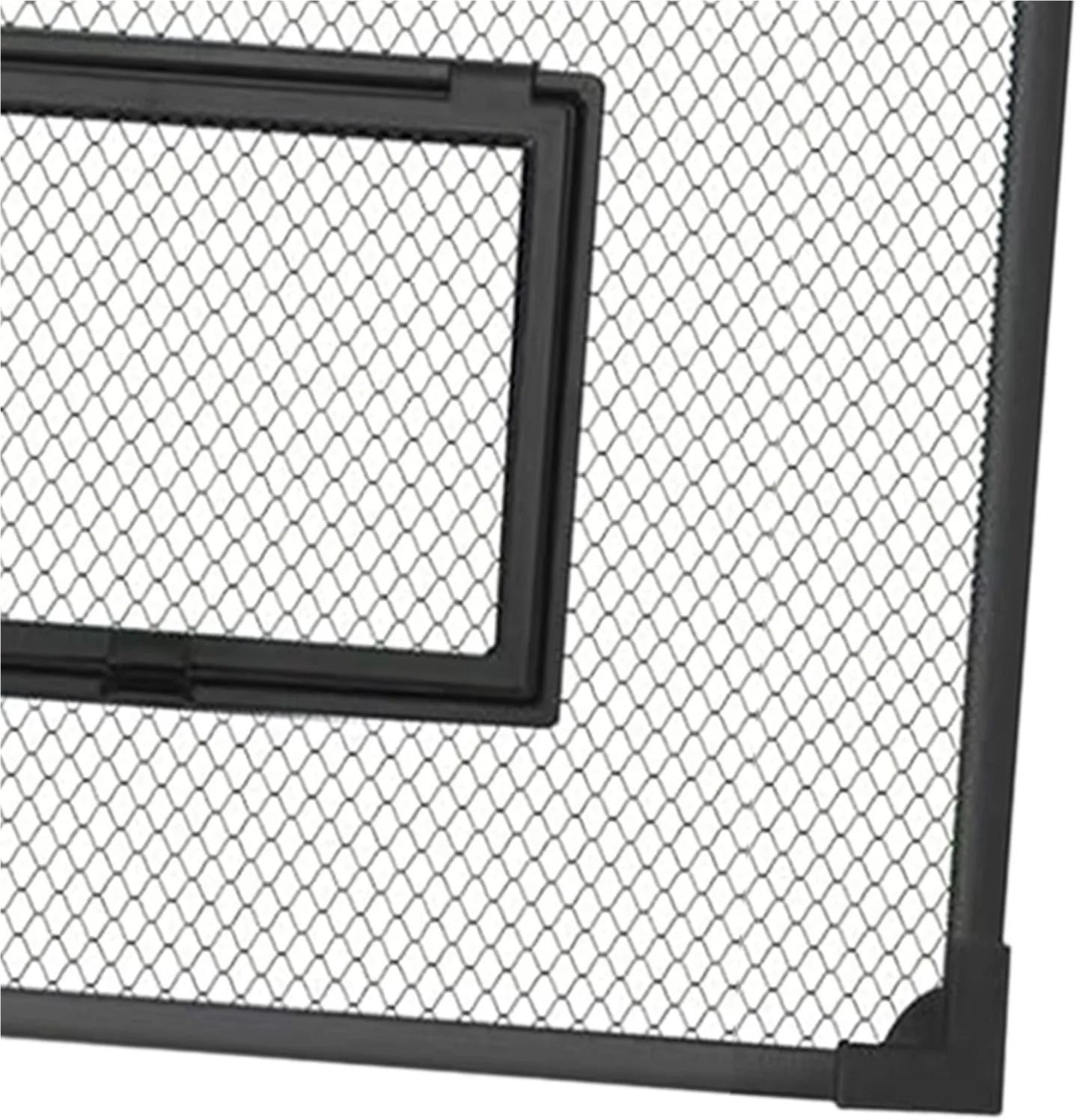Mesh Screen Netting for Fish, DIY Magnetic Fish Tank Lid and Turtle Top Cover Mesh Self Assembly Multiple Sizes(30x30cm)