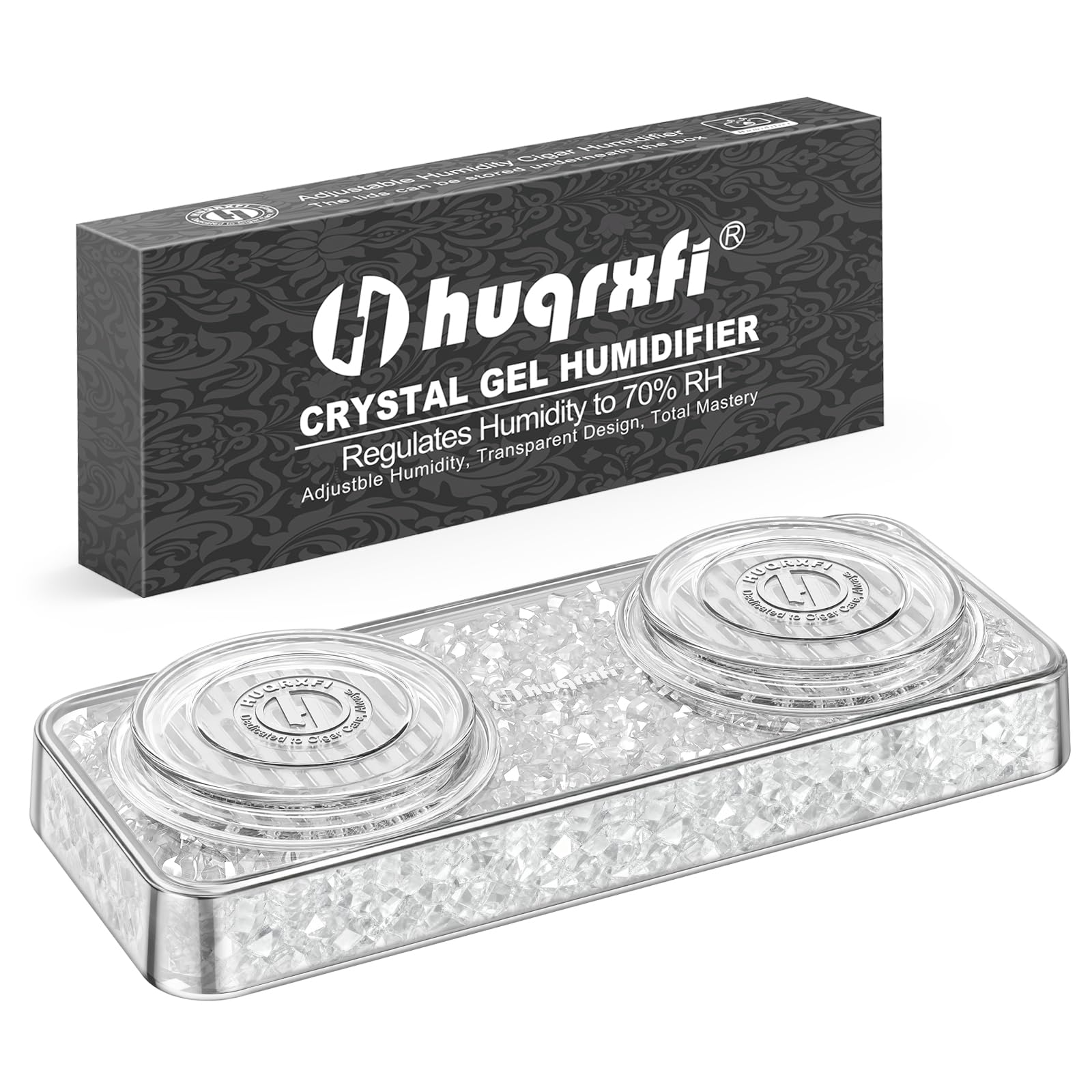  Pre-Filled Cigar Crystal Gel Humidifier for Cigar Boxes and Cabinets
| Cigar Crystal Gel Humidifier Maintains 70% Humid