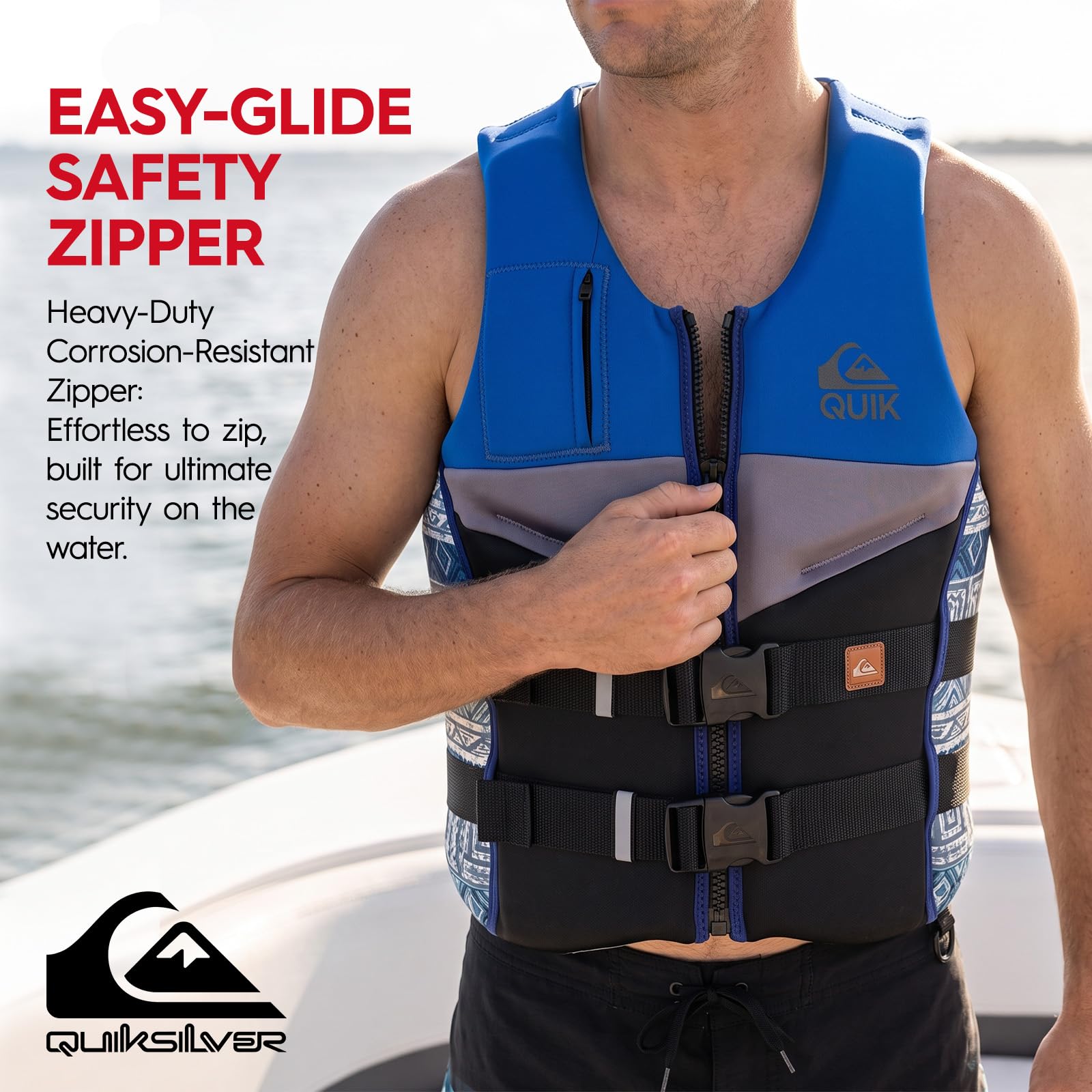 Amazon.co.jp: QUIKSILVER メンズ ライフベスト USCGおよびカナダ輸送