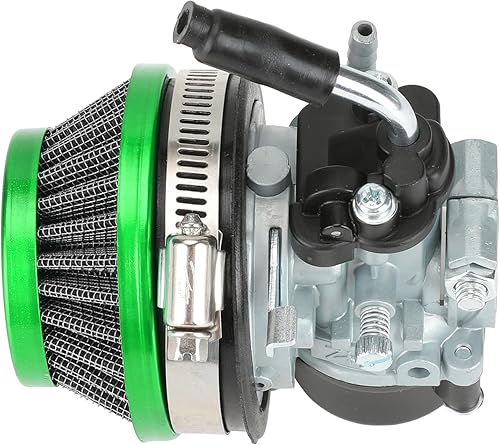 Vista 34 de YOXUFA Conjunto de carburador de 2 tiempos de 80 cc para motor de 100 cc, 49 cc, 50 cc, 66 cc, motor motorizado, motocicleta, bicicleta, motor