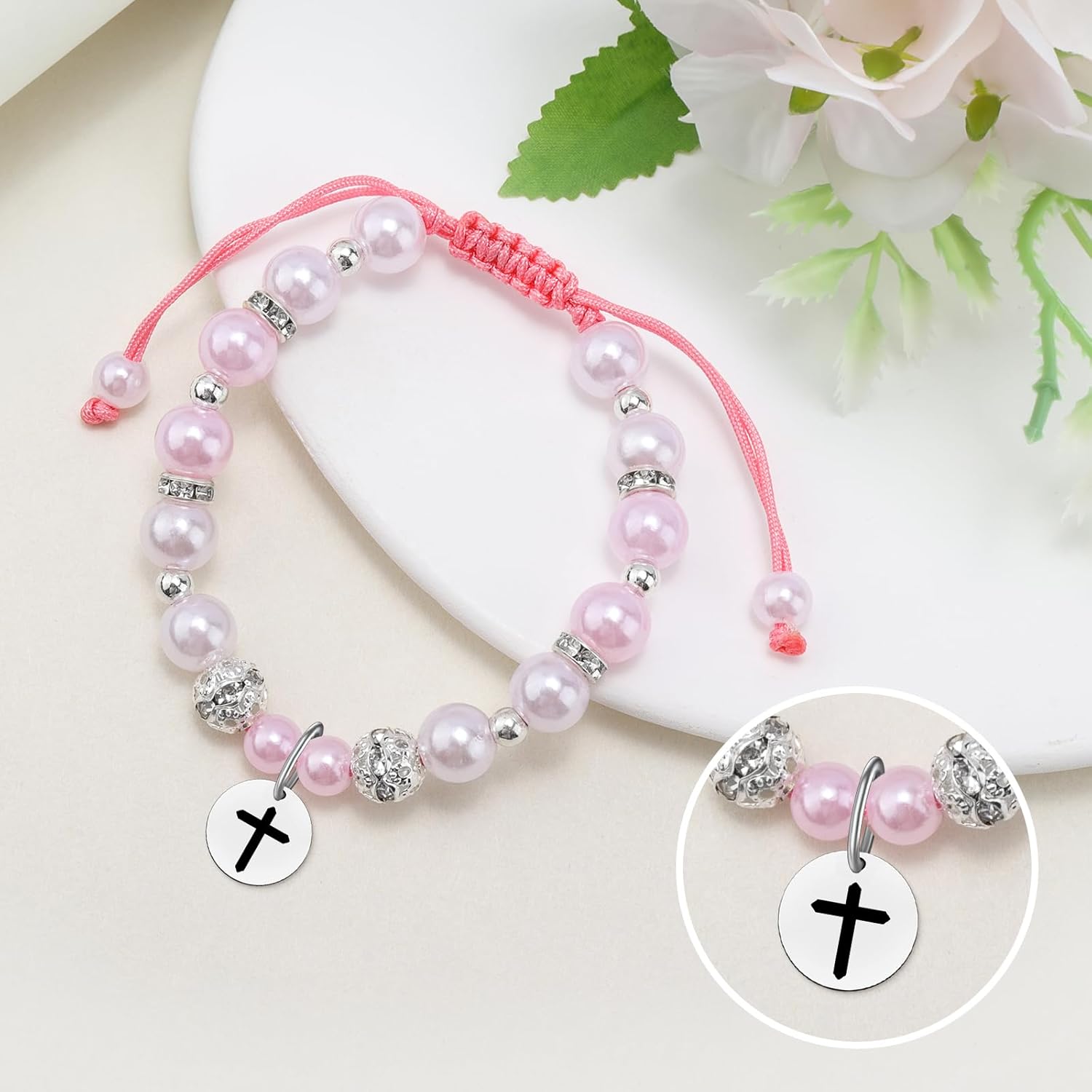 Christian Graduation Beaded Bracelets for Women Daughter Best Friend Religious Graduation Gifts for Her Friend Sister Bible Verses for Graduates Stretch Bead Bracelet Christian Stretch Jewelry - Image 2