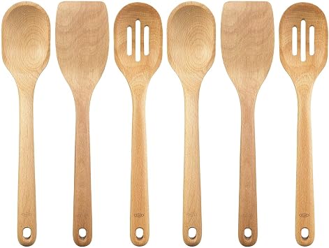 OXO Good Grips 6-Piece Wooden Cooking Utensil Set