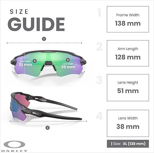 Miniatura 4 de Oakley Radar EV Path OO9208 - Gafas de sol para hombre, correa y kit de cuidado iWear de diseñador
