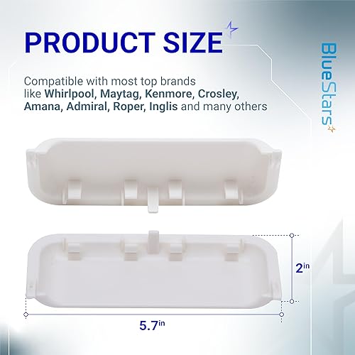 Miniatura 2 de Ultra Durable w10861225 secador repuesto para tirador de puertas por estrellas azules – Ajuste exacto para Whirlpool y secador de Kenmore