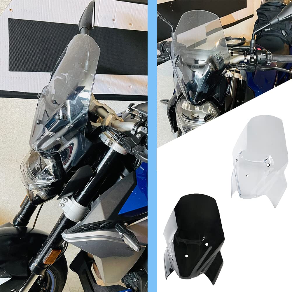 Déflecteur Pare-Brise Moto BMW F900R 2020-2024 - Protection Vent Fumée Avec Support
