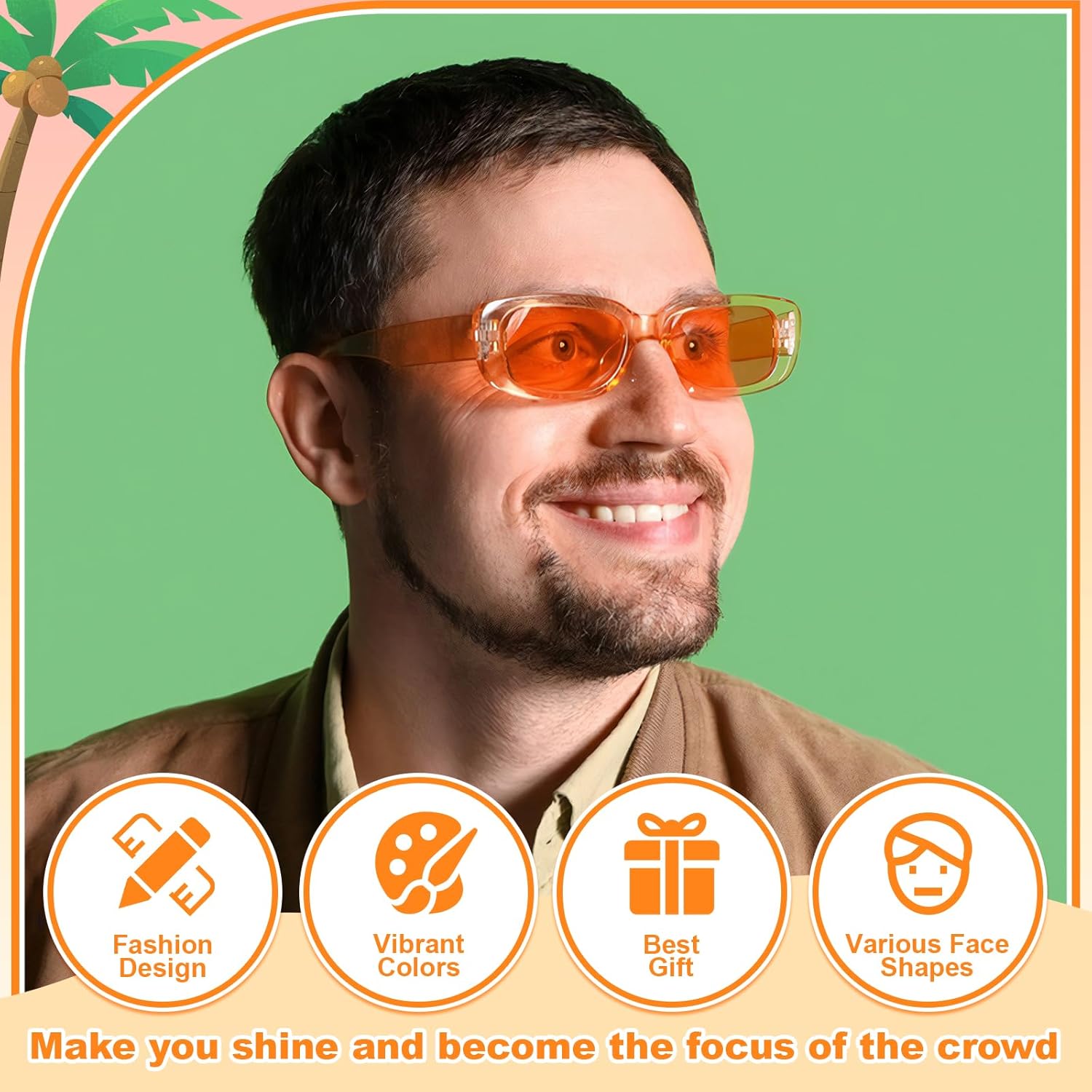 Pibupibu 12 Pack Mixed Style Party Sunglasses Bulk Classic Retro Y2K Glasses Funky Eyewear Costume Accessories - Image 4