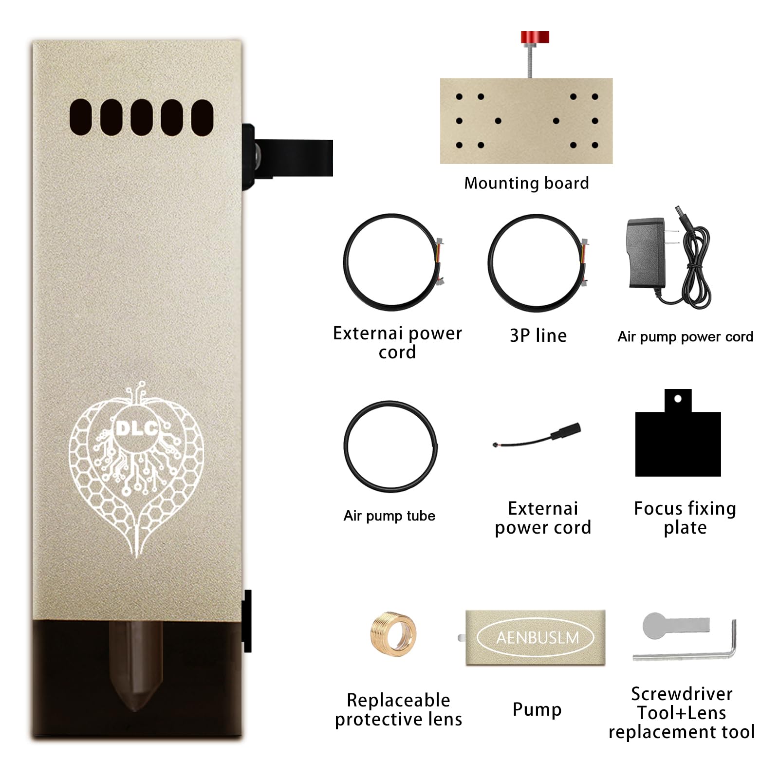 DLC - 120W Laser Engraving Cutting Module with Air Assist 20W20000mW Output PowerBuilt-in FACCompressed Spot CNC Carving DIY Laser Master for Laser Cutter Laser Engraver Machine - Class 4 product thumbnail 8
