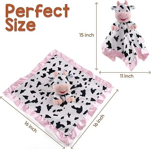 Miniatura 3 de Loveys - Manta suave de seguridad para bebés, manta de seguridad para bebés, manta de animales de peluche para bebés recién nacidos con juguete para