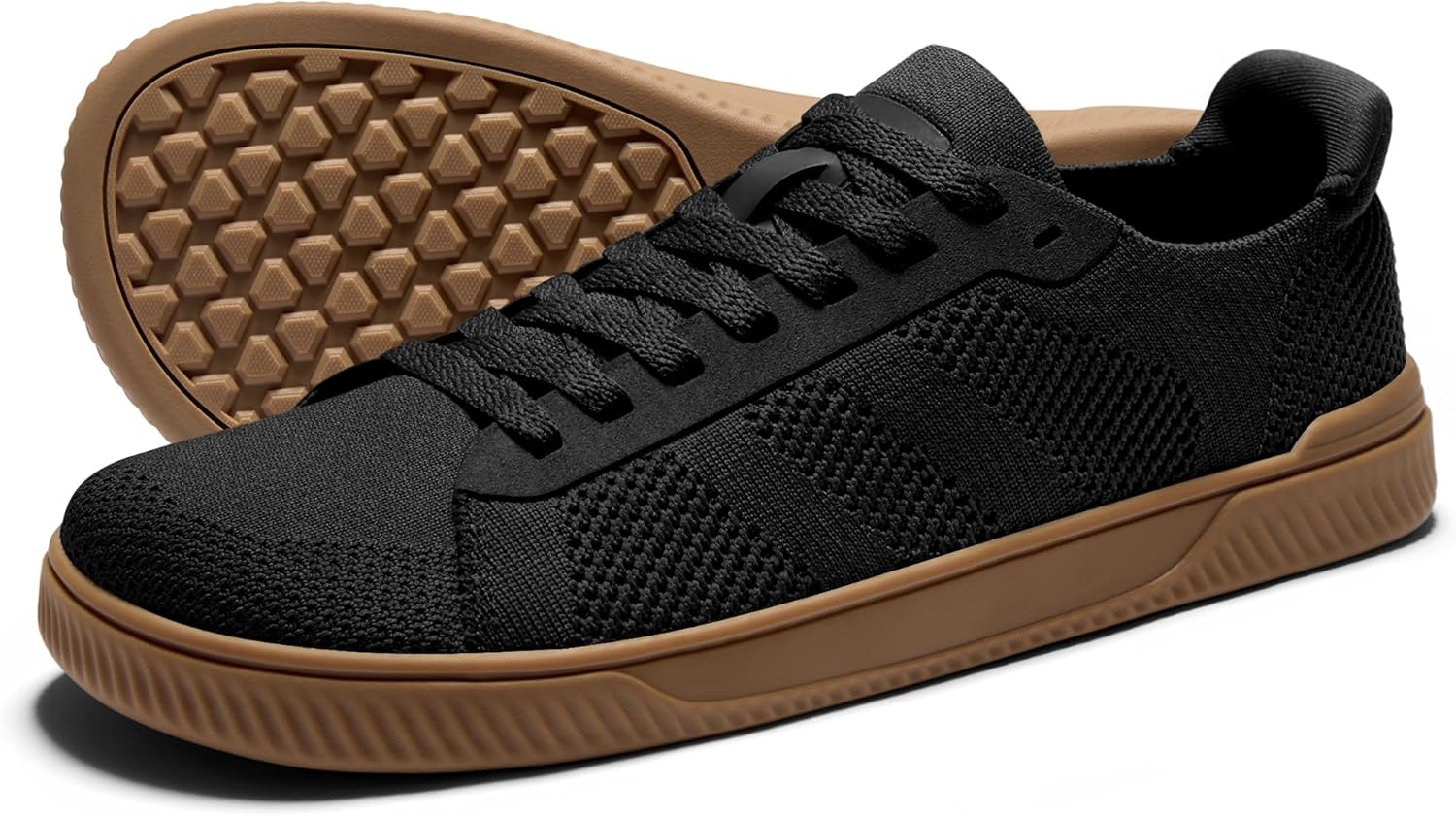 AIRHAS Mens Wide Toe Box Barefoot Shoes Zero Drop Fashion Sneakers for Men Walking Casual Minimalist Shoes