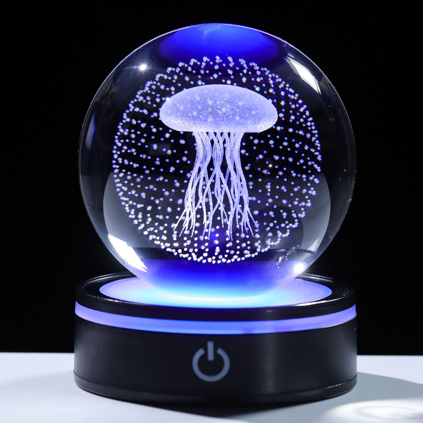 Amazon.co.jp: Qianwei クリスタルボール クラゲ グッズ 記念日