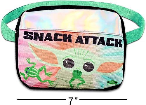 Miniatura 3 de Baby Yoda - Bolsa cruzada para niños, paquete de bolso Mandalorian con bolsa cruzada Baby Yoda para niñas, más cartera para teléfono Cangurera Baby