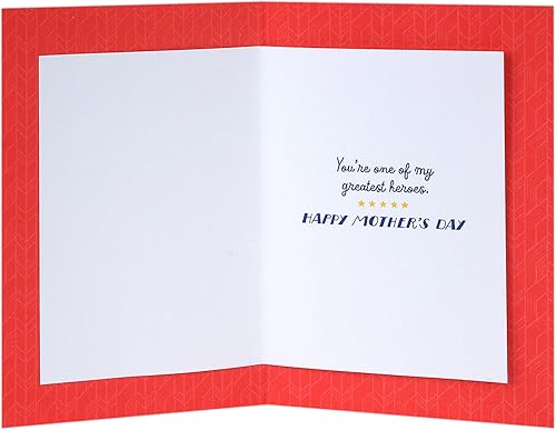 Miniatura 2 de Tarjeta divertida de felicitación Hallmark del día de la Madre (Broma bebida paraguas, margaritas), Mujer maravilla