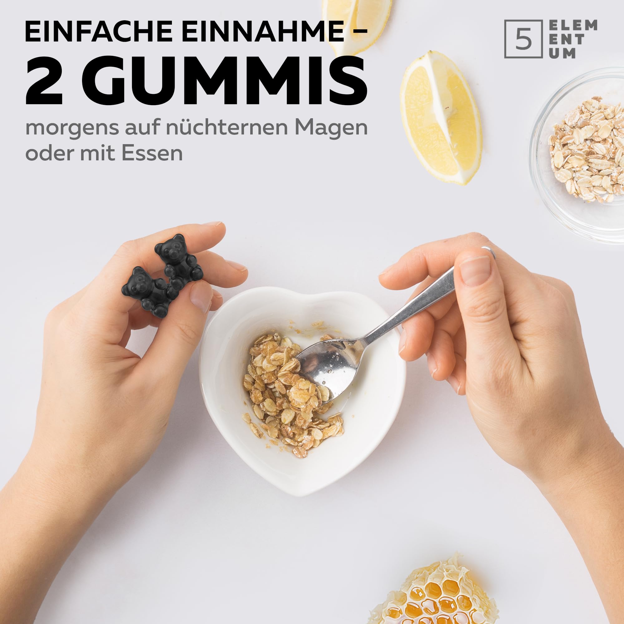 Original Shilajit Gummies – 100% Natürlich, Vegan & Zuckerfrei – Mit 71% Fulvinsäure – Energie & Verträglichkeit – 60 Gummibärchen