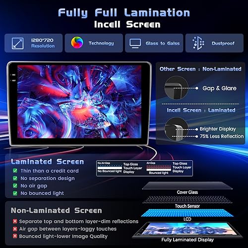 Miniatura 3 de Radio de coche 4G + 128G para Subaru Forester Impreza WRX STI 2008-2012, pantalla Incell de 9 pulgadas, pantalla táctil completa estéreo Android 15