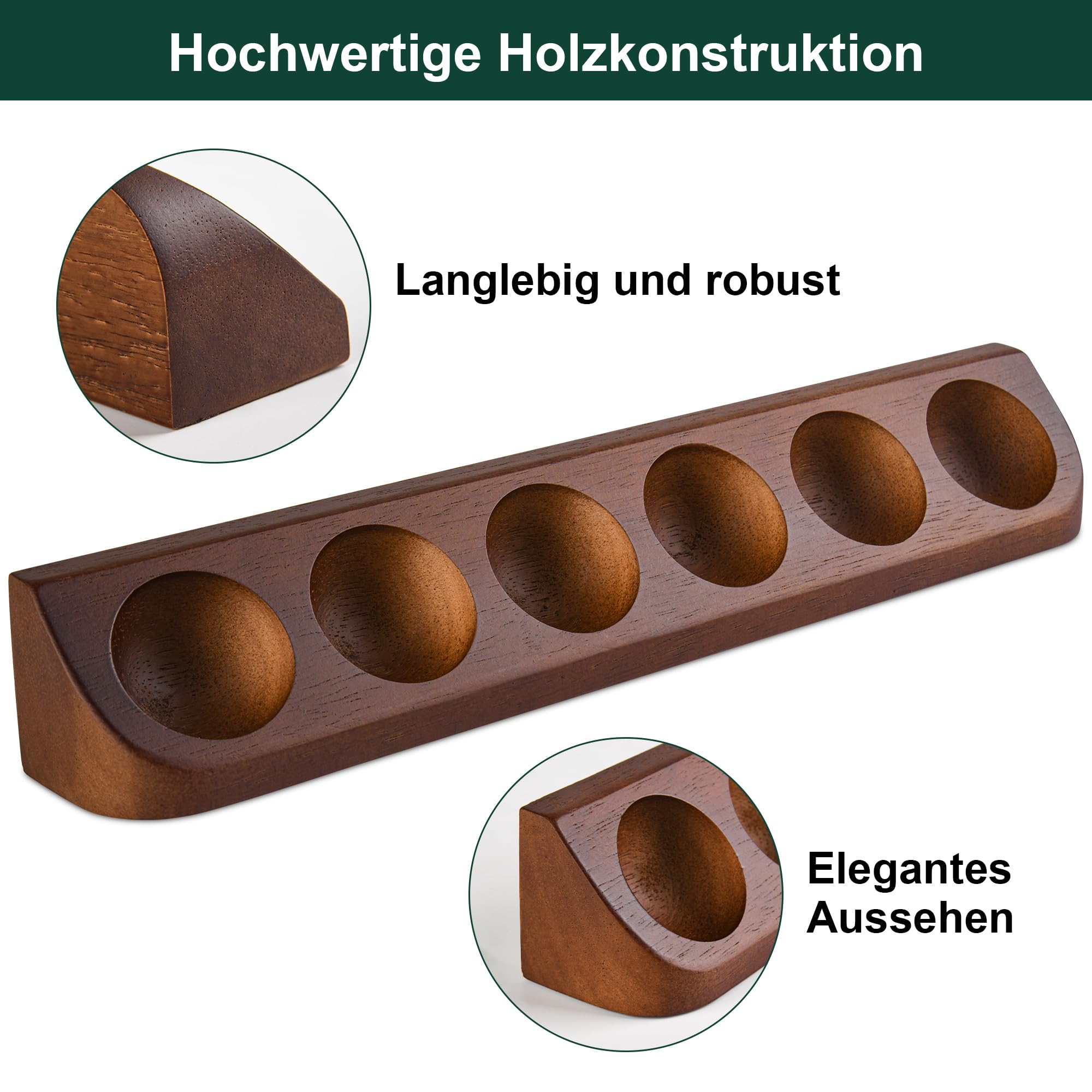 Tapeera 2er-Pack Golfball Vitrine Wandhalterung – Holz Setzkasten für 12 Golfbälle – Golfball Regal für Sammler – Sport Memorabilia Schaukasten – Golf Zubehör Geschenk Herren