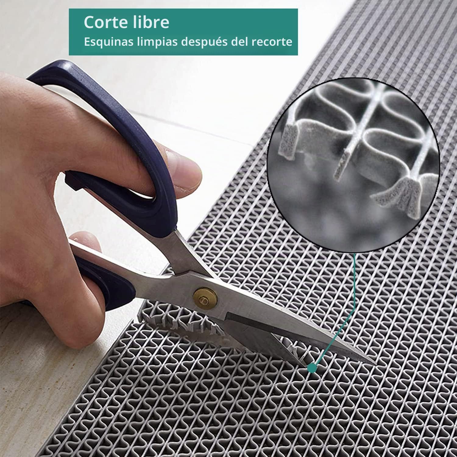 MYOYAY Alfombra antideslizante de drenaje de 300 x 90 cm, 5,5 mm de grosor, alfombra comercial impermeable en forma de S, antideslizante para puertas, de goma resistente para baño, hotel, cocina