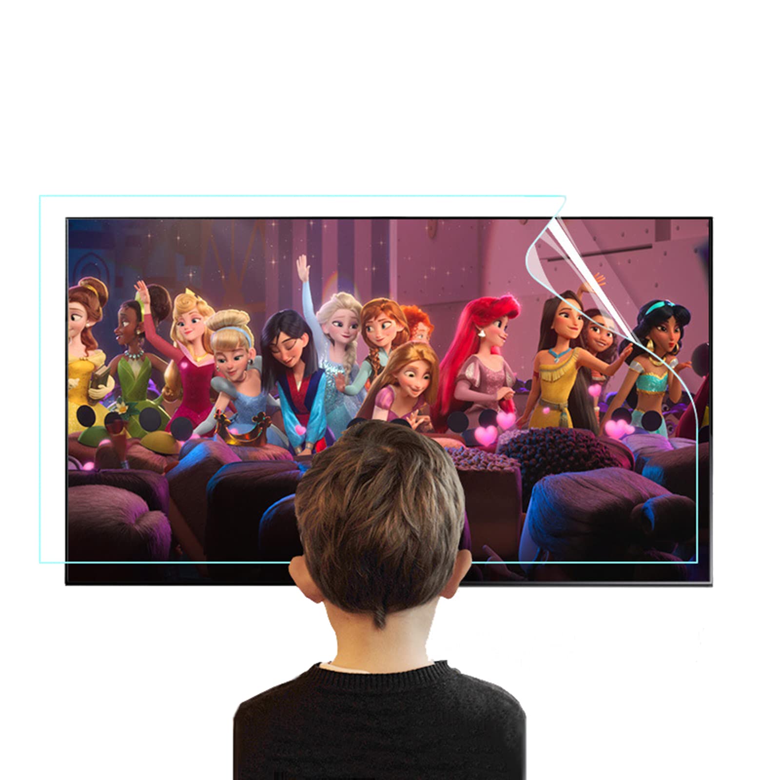 Anti lumière bleue pour soulager la fatigue oculaire avec ce film antireflet écran TV 46"