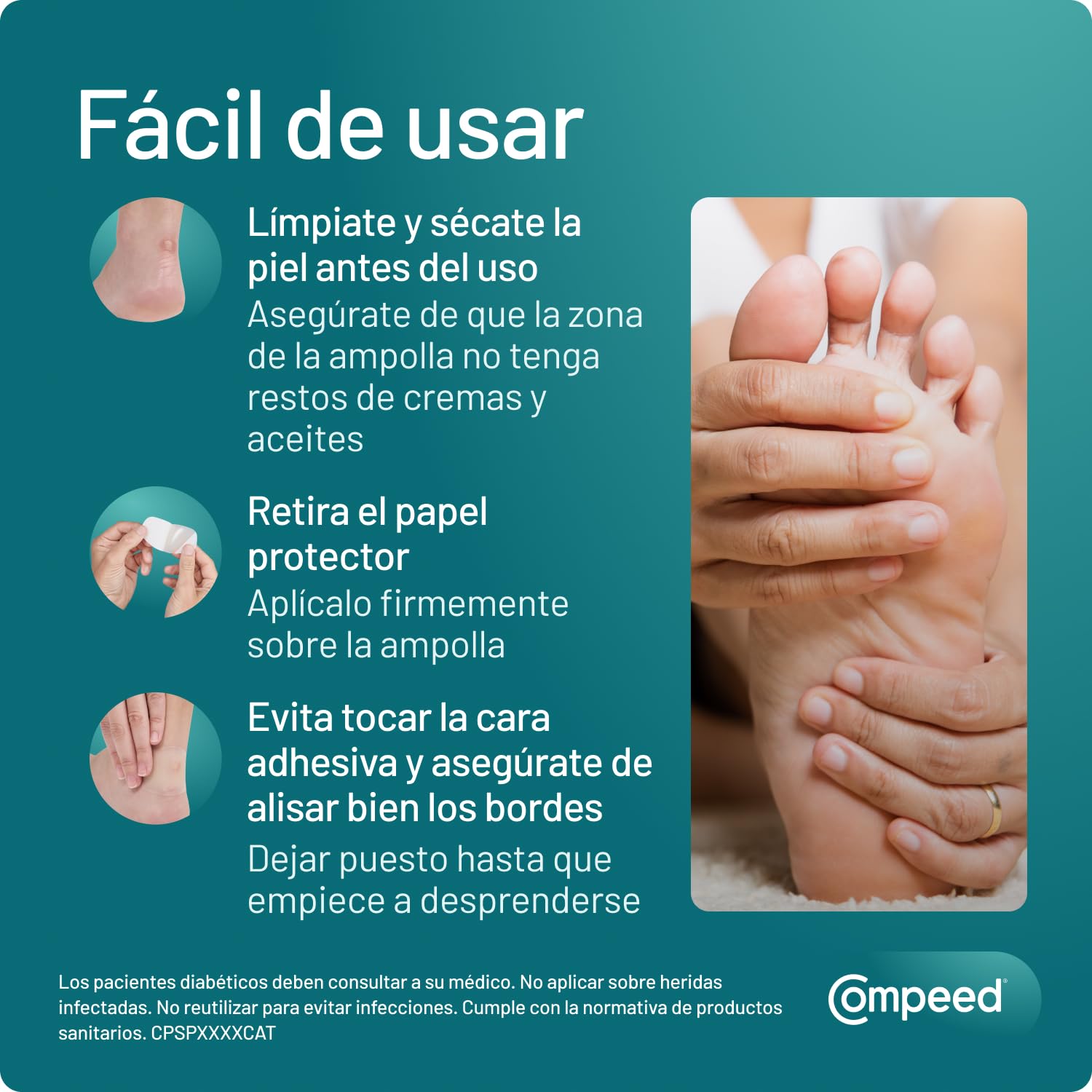 COMPEED Ampollas Surtido, Apósitos Hidrocoloides Contra Rozaduras , Pack 5 uds.