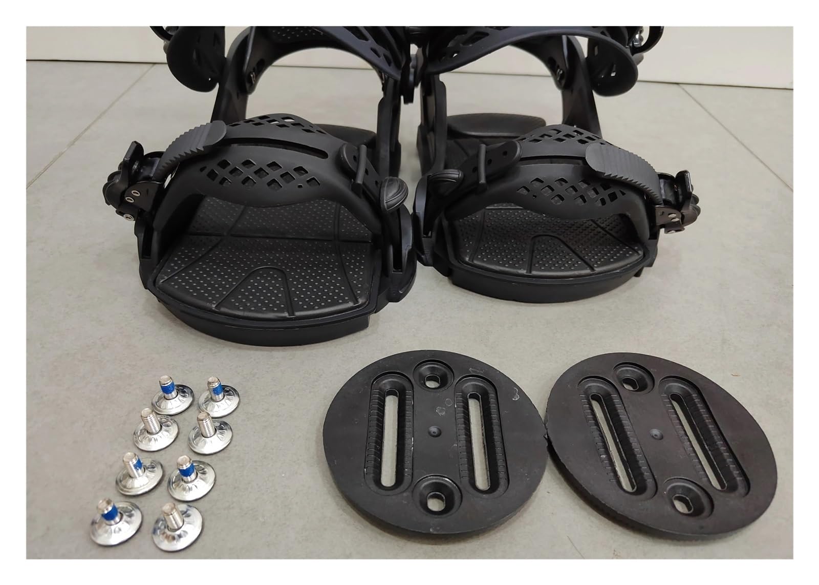 Fixations de Snowboard for Adultes en Nylon, Taille réglable
