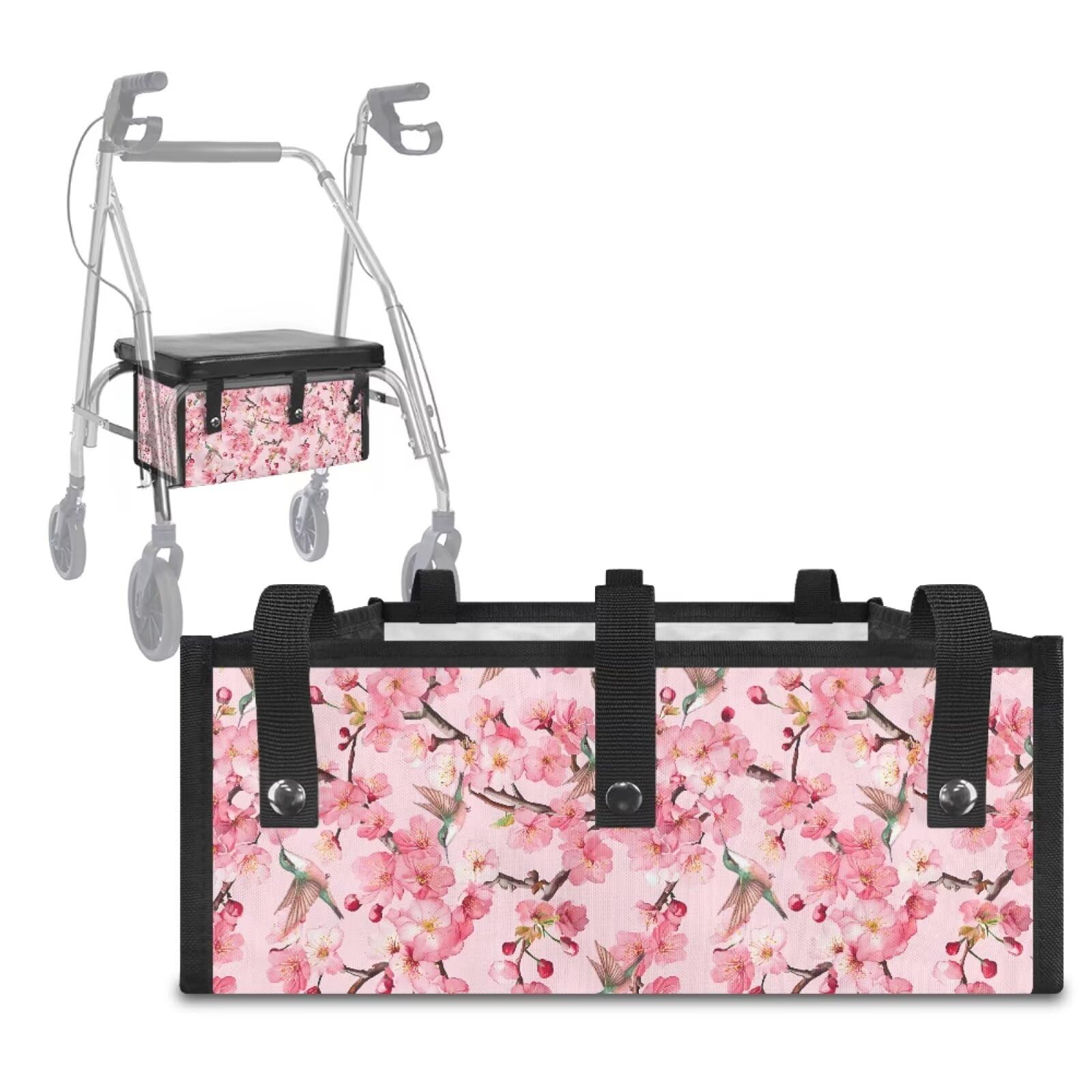 Walker Basket - Tropical Floral Under Seat Bag -24 Walker Basket - Tropical Floral Under Seat Bag -24