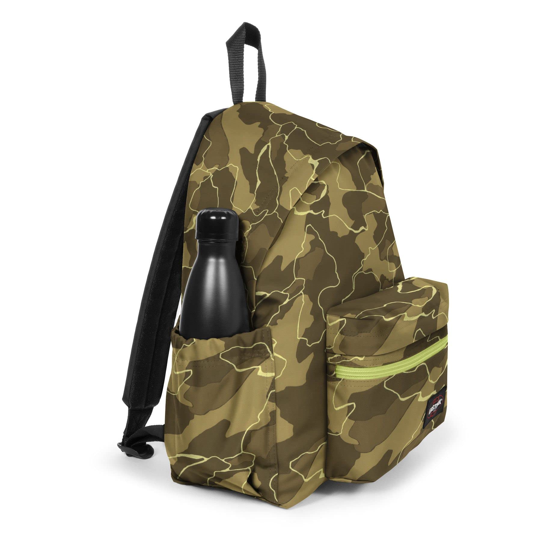 Eastpak Mochila modelo Padded Zippl'r + color camuflaje caqui con cremallera adicional y puerto portátil 13.3, Camouflash caqui, M