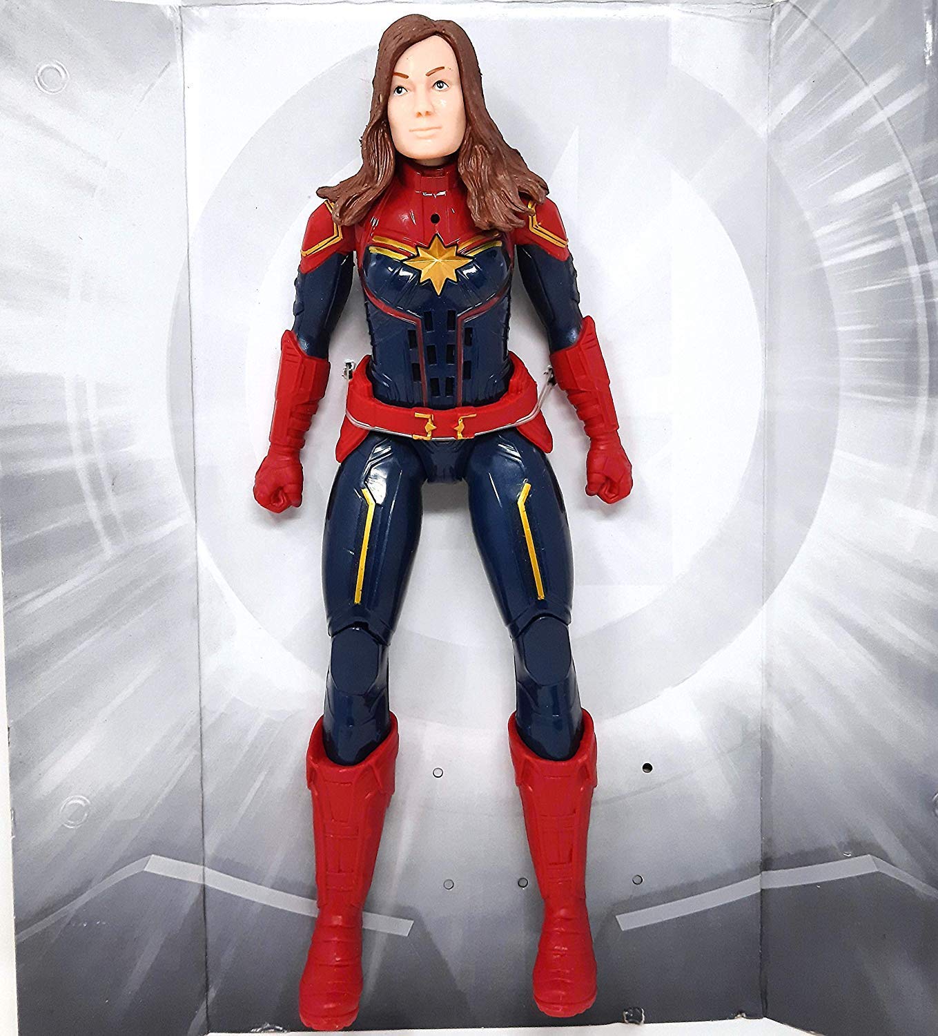 HATELLO Superhero Action Figure (12 Inch) with LED Light and Sound Effects 30 cm Avenges End Game Toy for Kids (Captaiin Marvol) (B08T77HBW2) Amazon Price History, Amazon Price Tracker