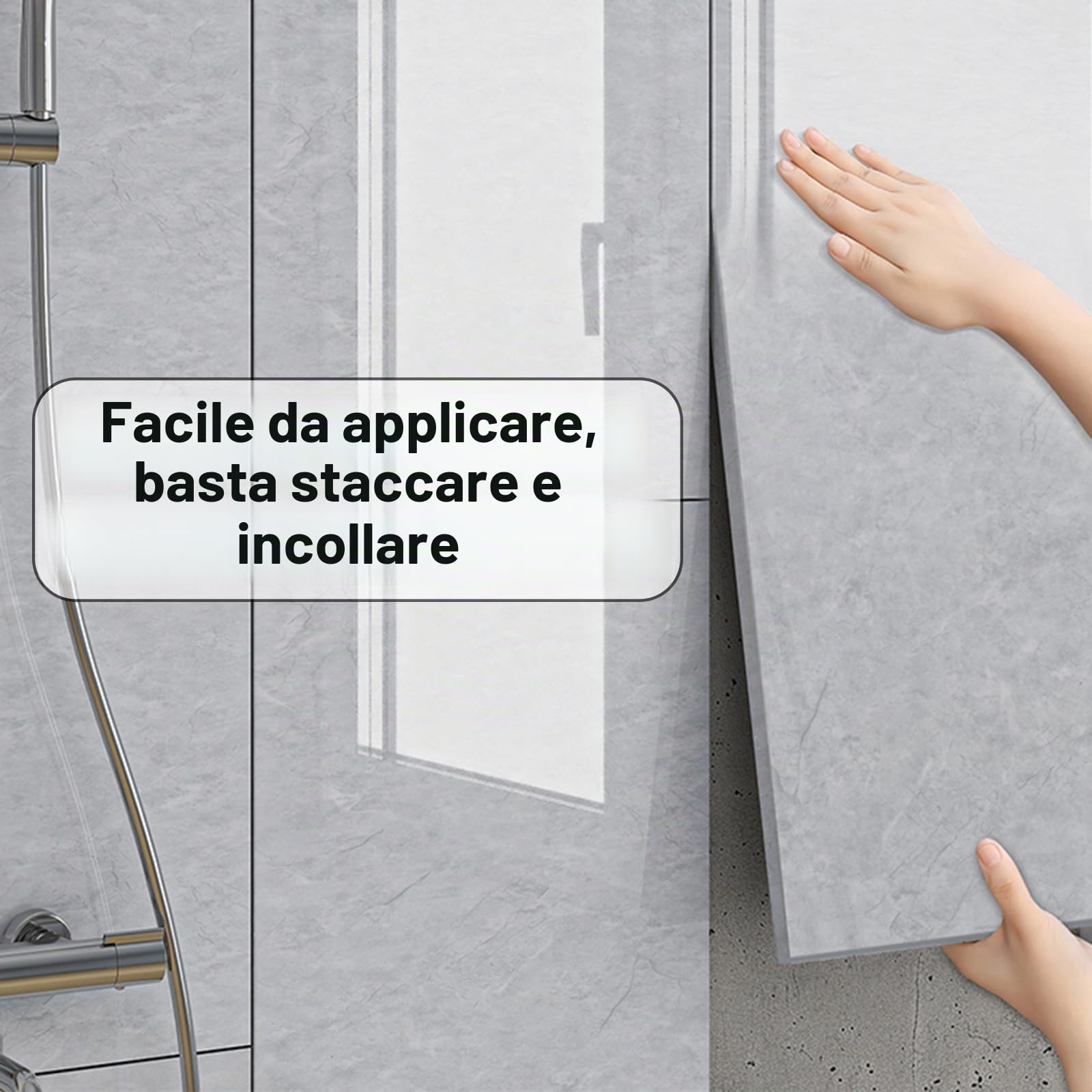 Piastrelle di Marmo Autoadesive,Pannello Effetto Marmo,PVC Autoadesivo Decorazione,Aggiunge Bellezza E Protezione,Adatto A Vetro,Lamiere,Pareti in Cemento,ECC