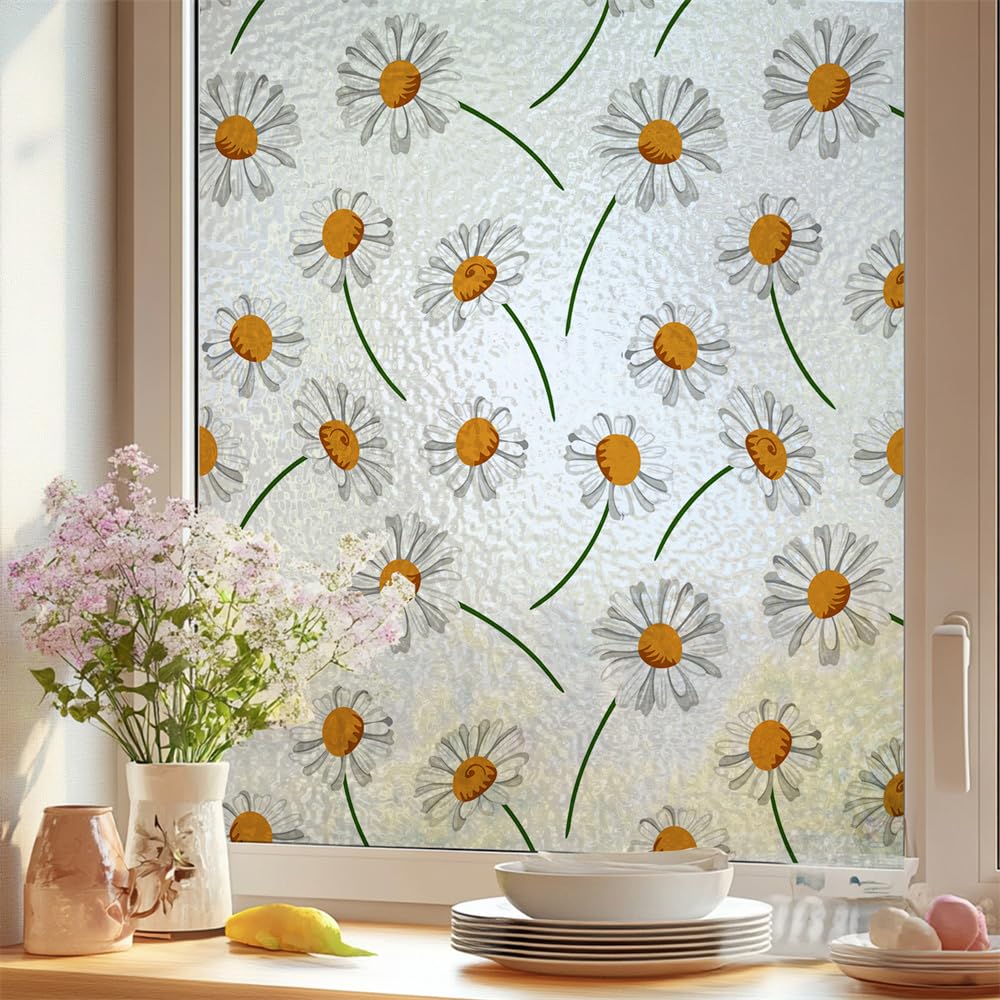 folia okienna, Szeroka, jednostronna, przezroczysta, samoprzylepna folia Daisy(43x100cm)