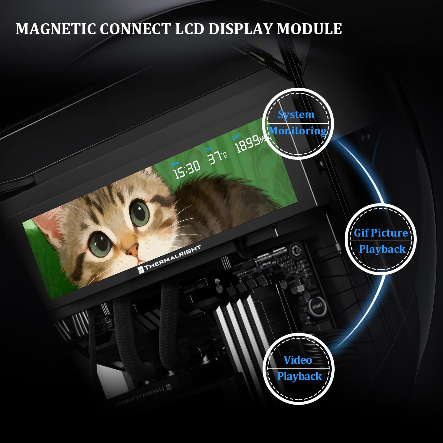 Amazon.co.jp: Thermalright Trofeo Vision LCD ブラック、9.16インチ