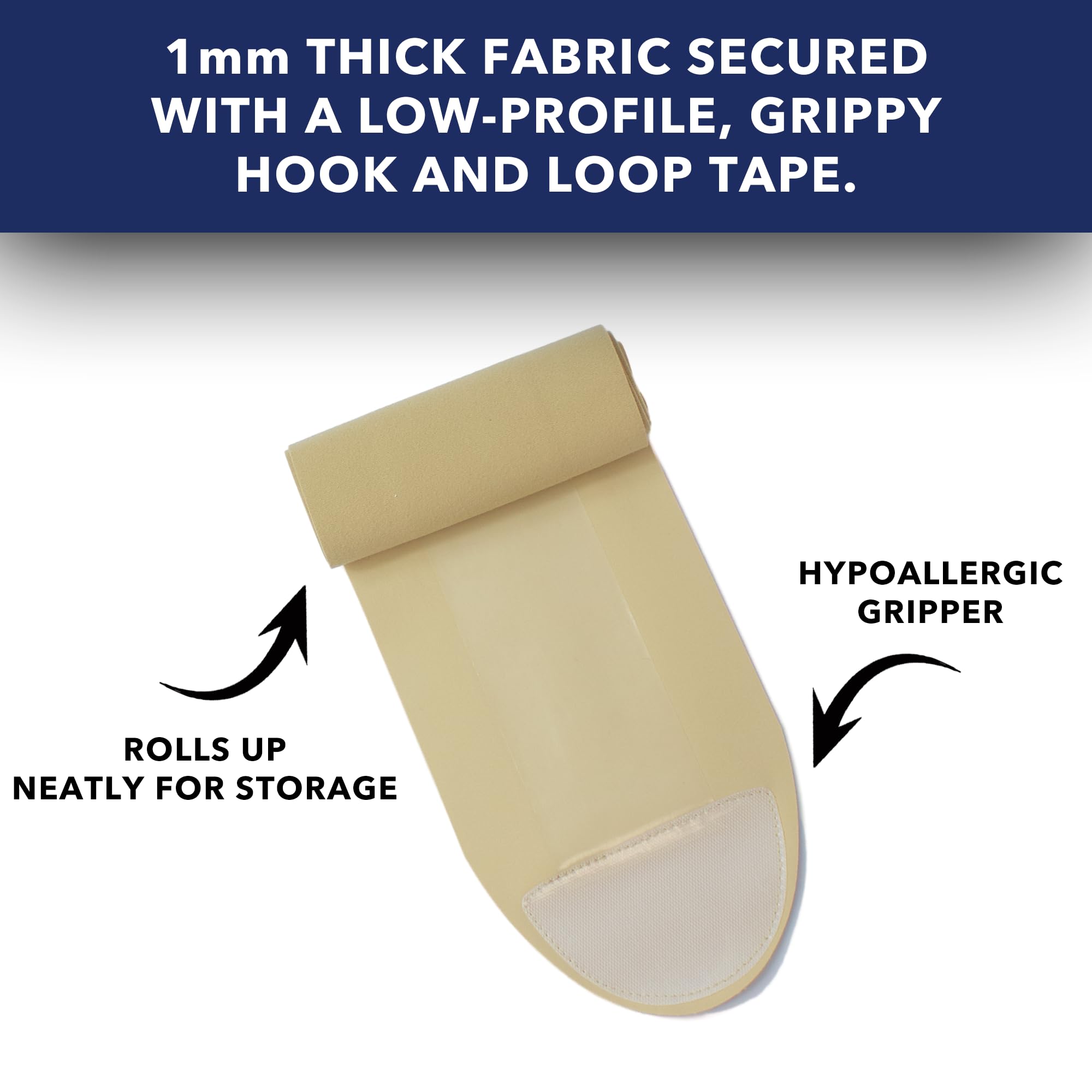 URSA Health: Ultra Soft, Slim & Stretchy Thigh Belt Insulin Pump Holder, 1mm Thin, Made in UK - Image 4