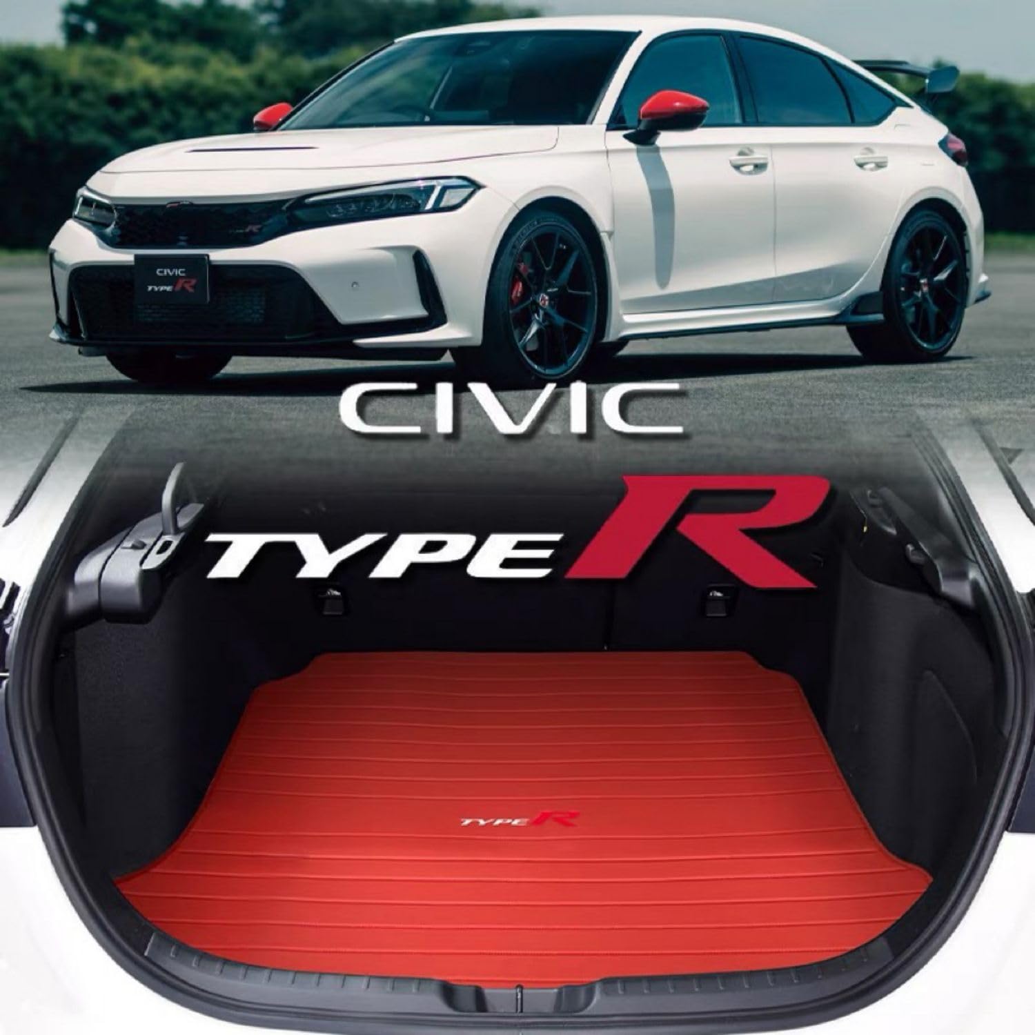 Amazon.co.jp: レザートランクマット ホンダ11世代シビックTyper-R FL5 