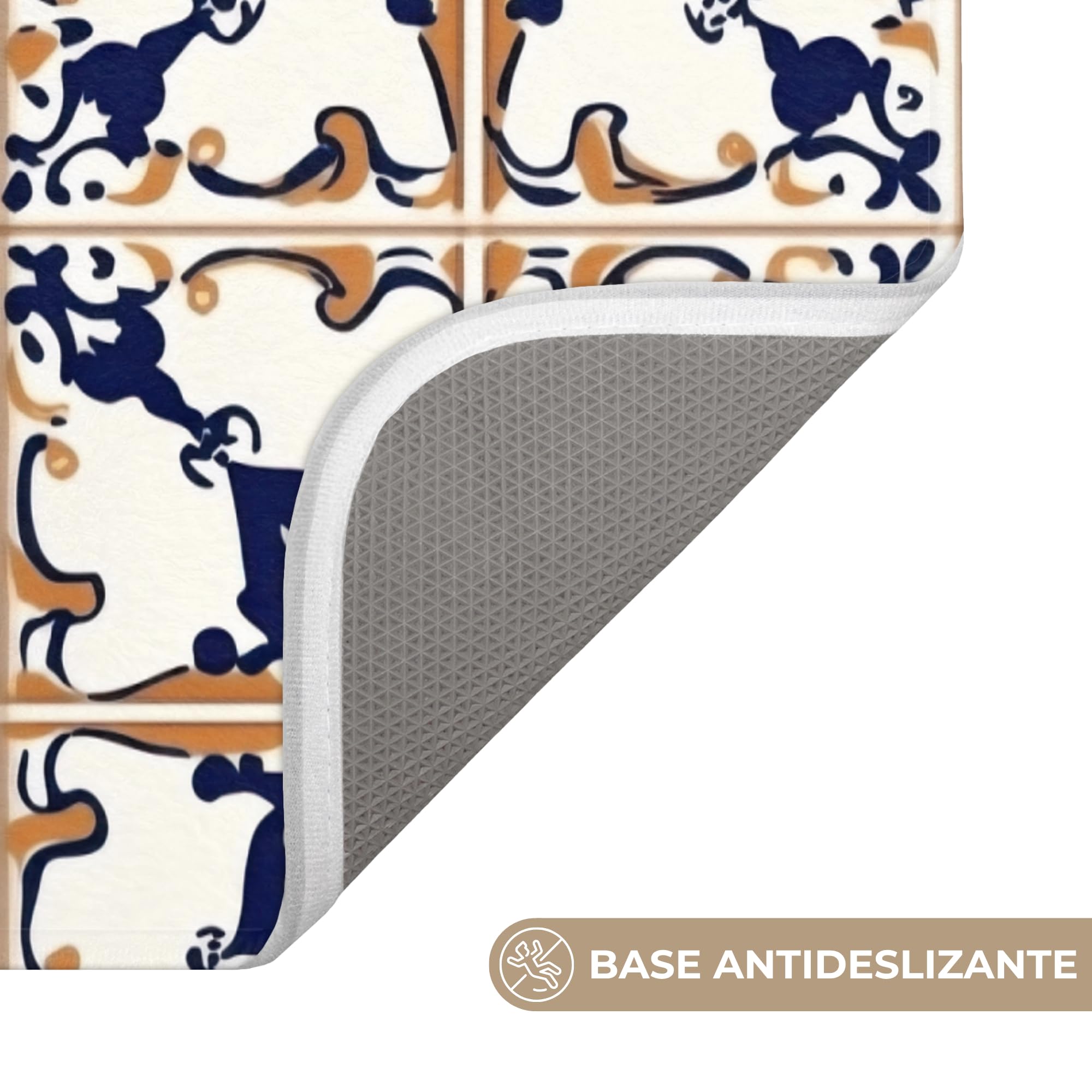 Alfombra Baño Rectangular 60x90 cm Decoracion Bathroom Mat Non Slip Shower Lavable Antideslizante Alfombrilla Tapete Banheiro Clásico - Estampado - Colorido