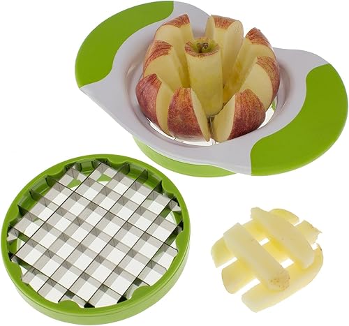 freshware 2-en-1cortador de frutas y hortalizas, kt-431