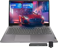 Vista 13 de Lenovo Chromebook C340-15 Computadora portátil Full HD 2 en 1 con pantalla táctil de 15.6 pulgadas, Intel Core i3-8130U 2.2GHz, 4 GB de RAM, 32 GB