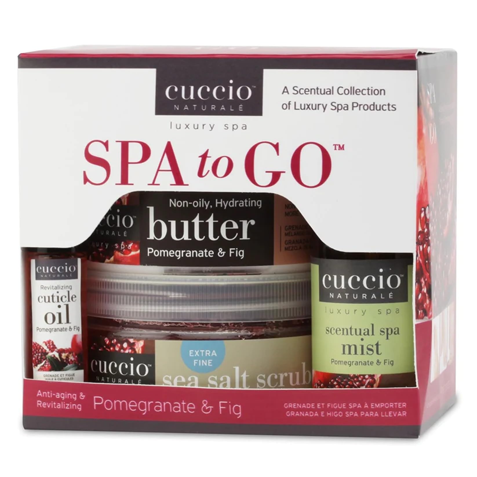 Cuccio Natural Spa To Go, Pomegranate and Fig
