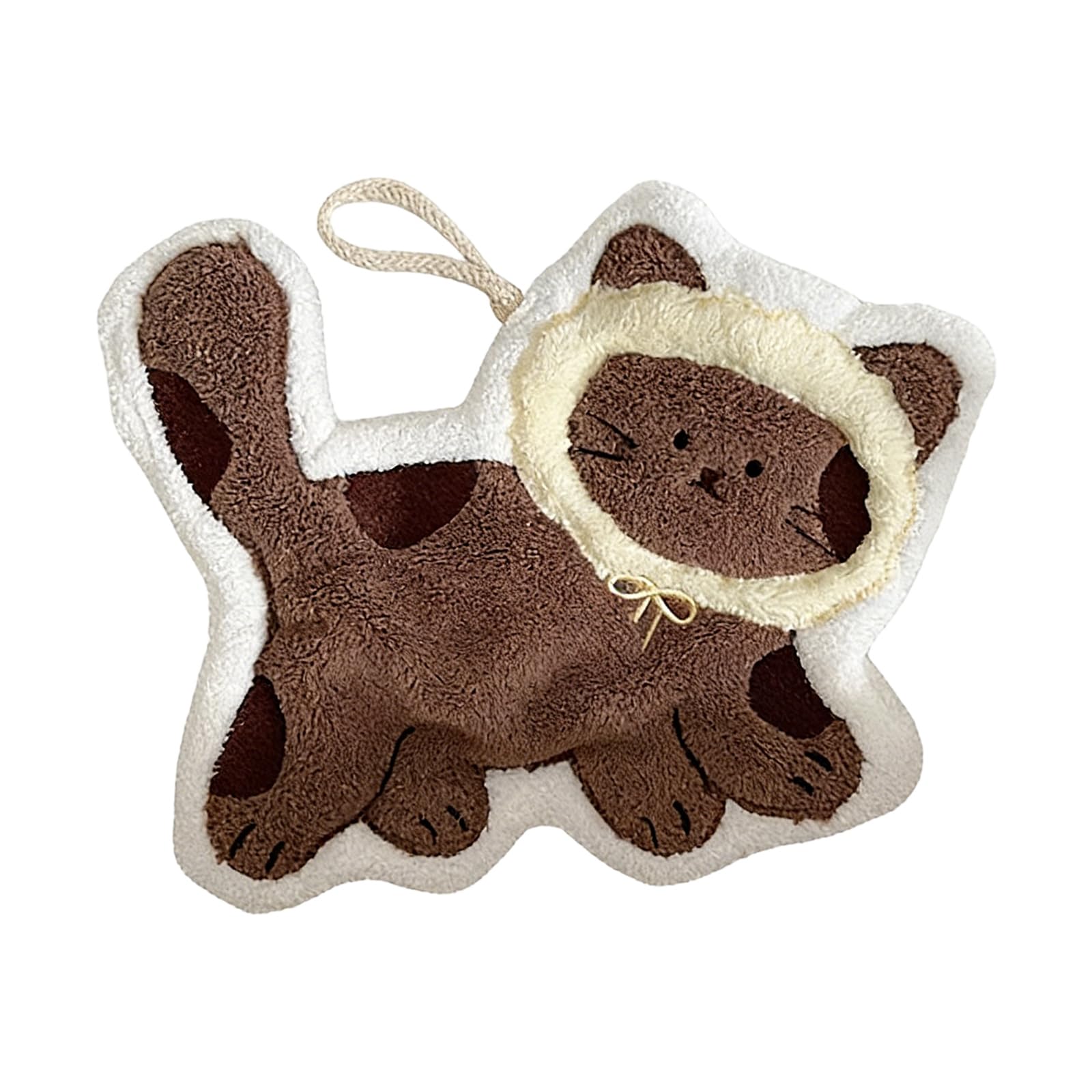Qusinfc Lovely Cats Shape Corals Fleece Hand Towel Highly Absorbent and Gentle on Skin Hand Cloth Wash Towel for Kids Adult Microfleece