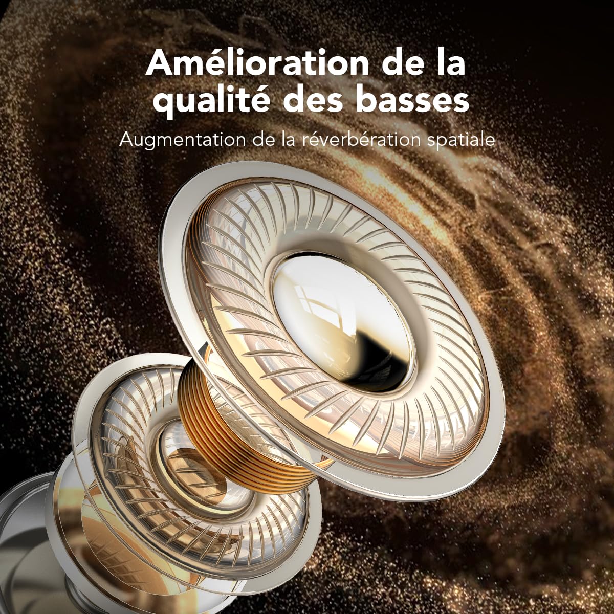 NE20 AI Écouteur Traducteur Instantané, 135 Langues 6 Modes de Traduction, Bluetooth 6.0, Écran Tactile, Son HiFi, Idéaux pour Le Bureau, Le Sport et Les Études