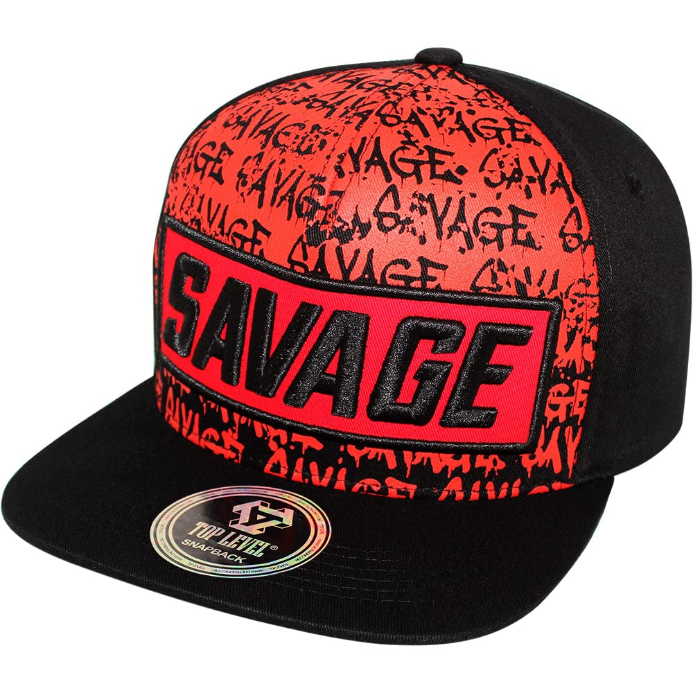 Men's Adjustable Cotton Snapback Cap 9 (N21SVG90 Black)