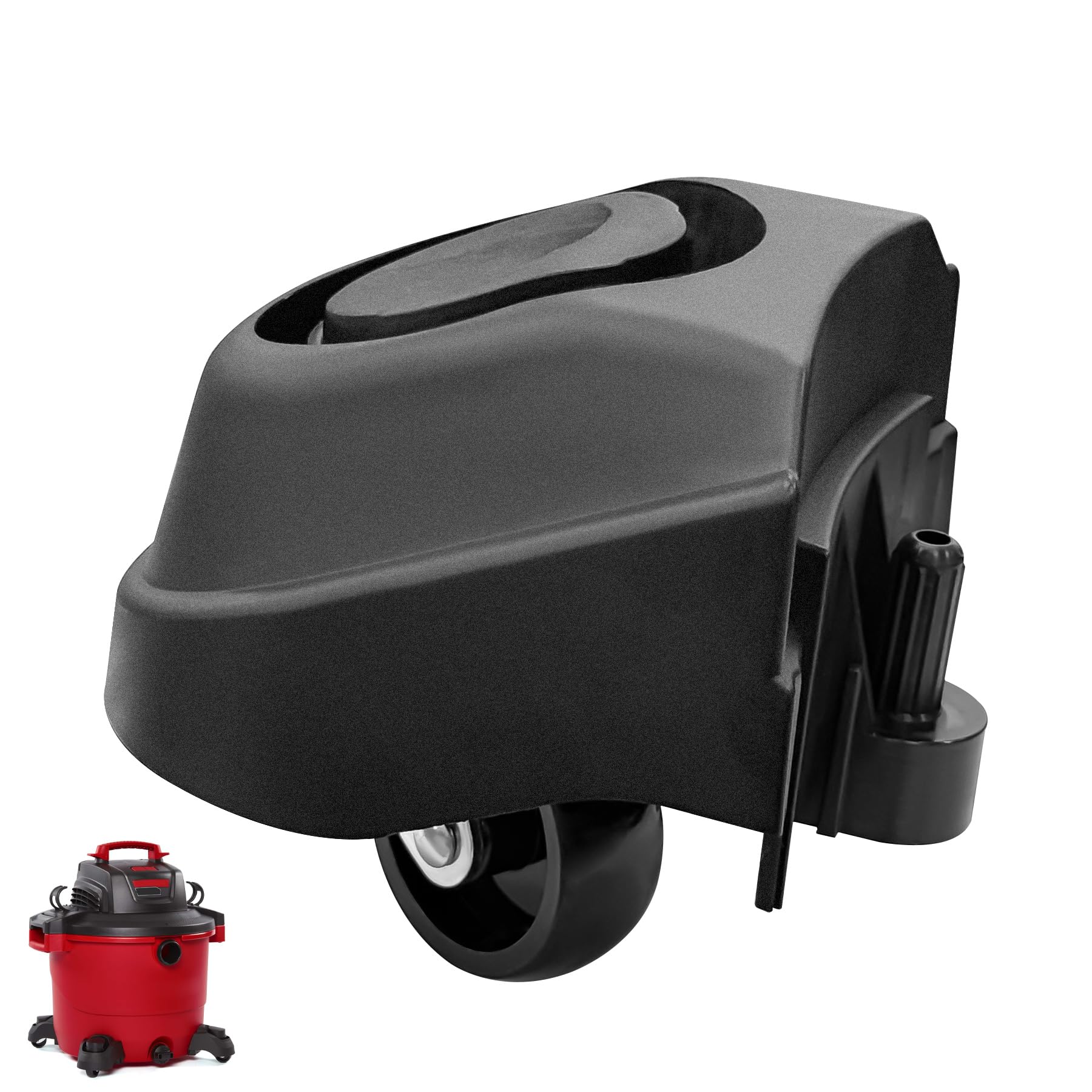 Photo 1 of 12388 Foot Caster & 12293 Caster Wheel Fits for Ridgid Shop Vac Vacuum Wheels Replacement Parts 6 to 16 Gal Replace WD16650 WD06350 WD1665M WD1635 WD1635M WD1245M WD12500 WD12460