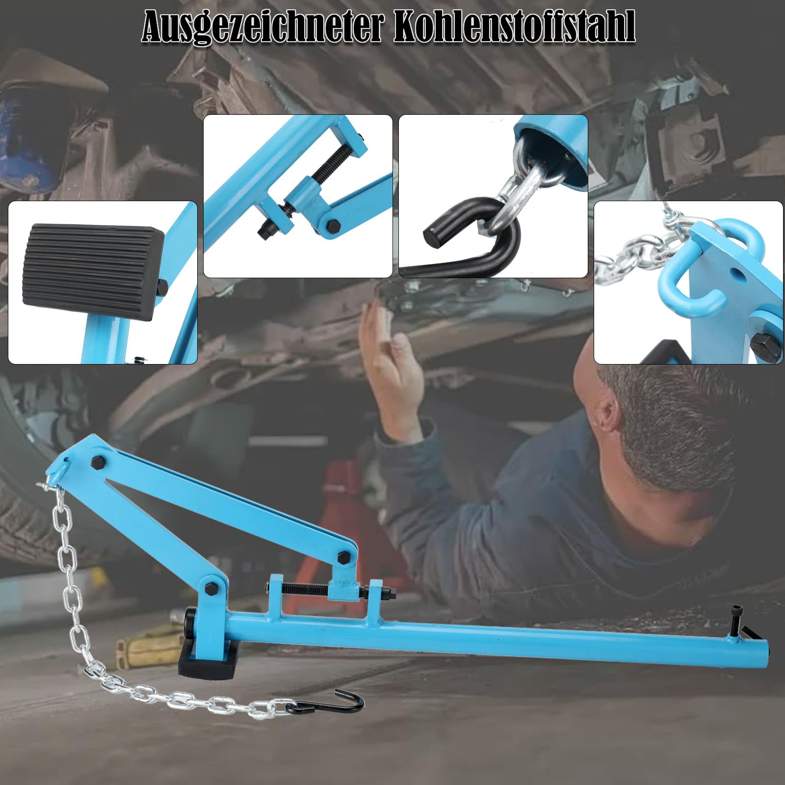 Outil De Levier De Bras De Suspension Lfhelper Avec Chaîne - Levier D'Essieu Universel Puissant Pour Montage Et Démontage Facile