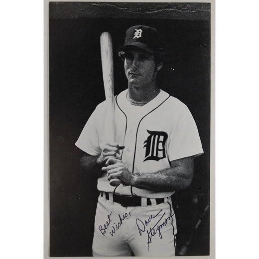 Dave Stegman Tigers Autographed 3x5 Signed Postcard - MLB Cut Signatures