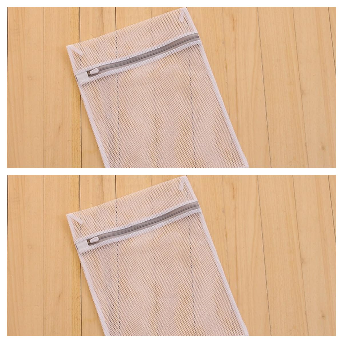 2Pcs Durable Honeycomb Mesh Laundry Bags for Delicates 12 x 16 Inches (2 Medium)