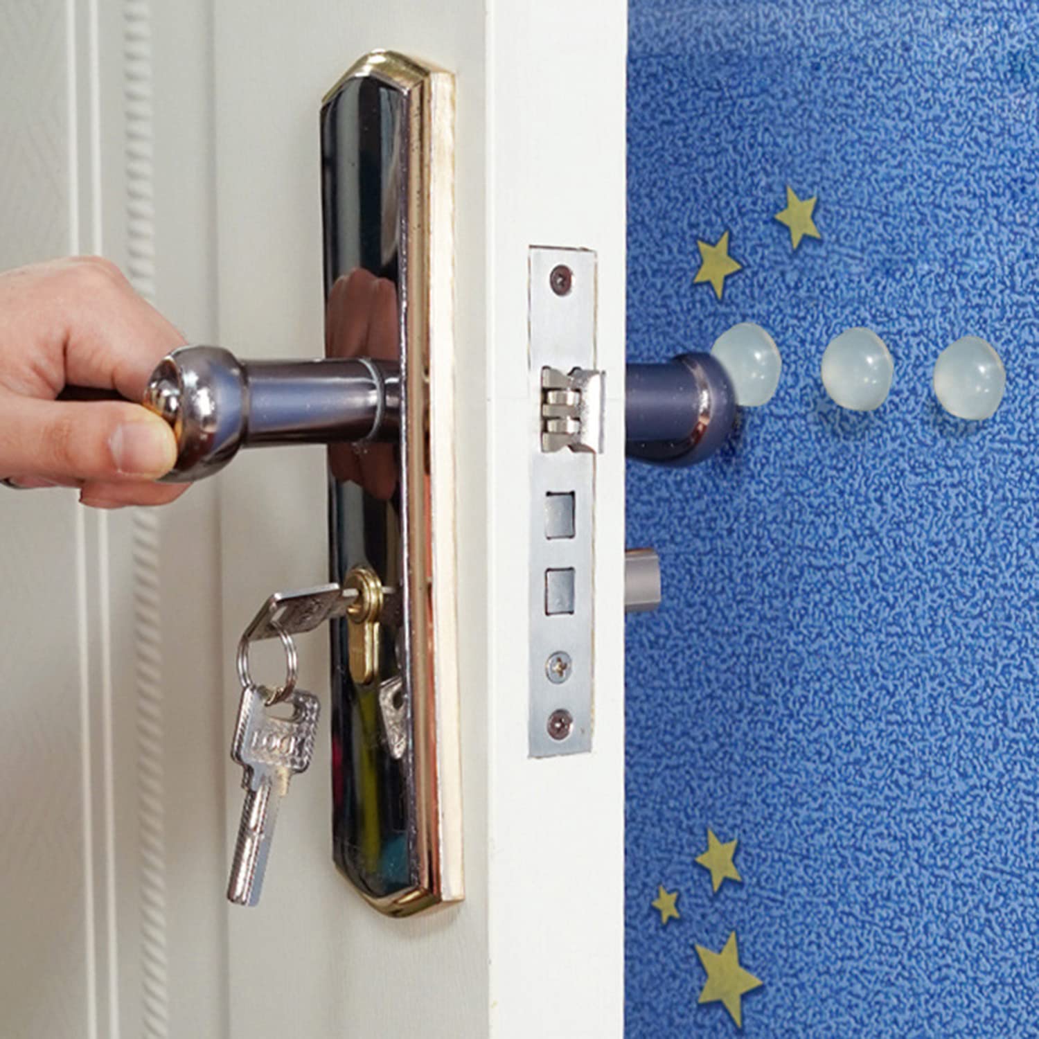 100 Gommini In Silicone 8mm - Paracolpi Trasparenti, Adesivi, Per Mobili E Porte