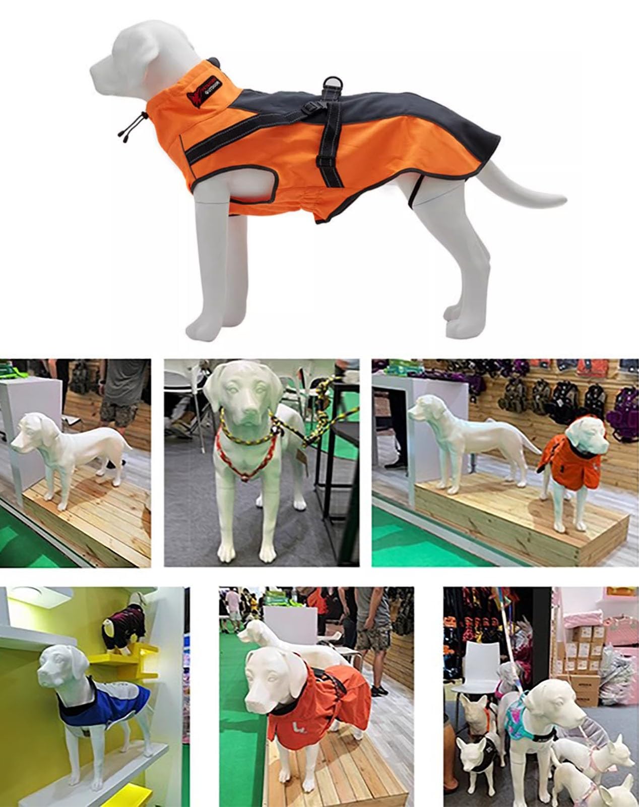 Schaufensterpuppe für Hunde, groß, weißer Labrador, Statue für Heimdekoration, Kleidungsvitrine und Schießrequisiten