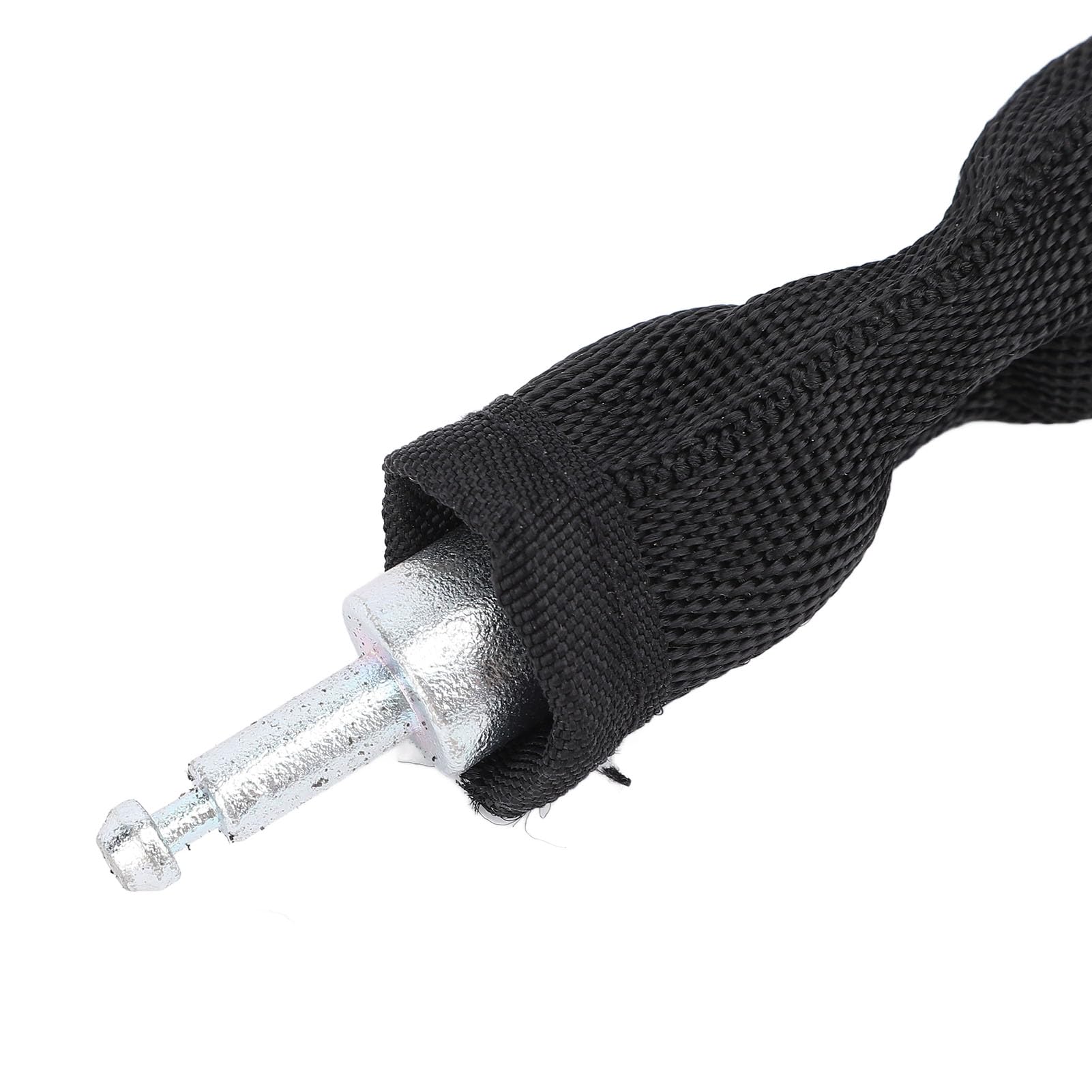 Lucchetto a Catena BT Impermeabile con Controllo APP Allarme Vibrazione Antifurto per Motociclette Bici Elettriche Materiale ABS 80 Cm (Nera)