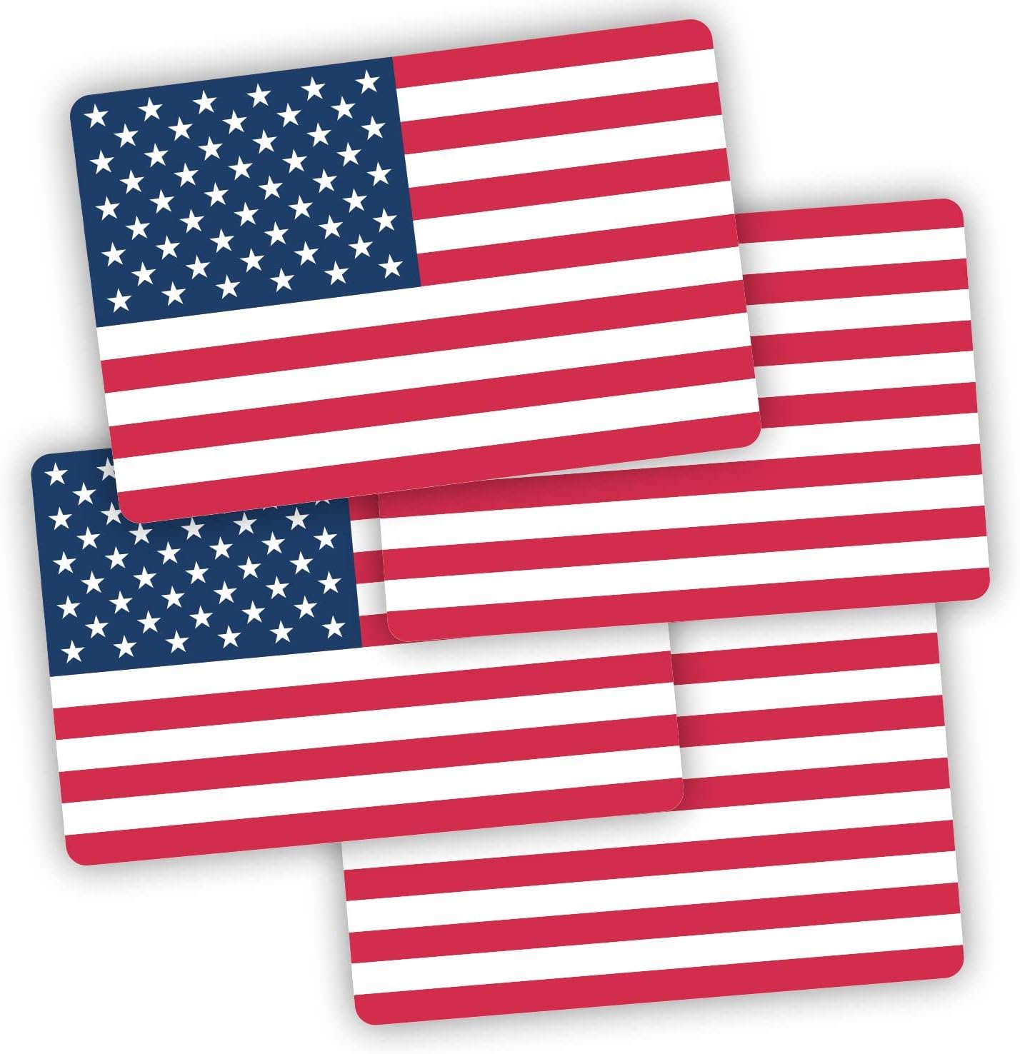 American US Flag Stickers - (Pack of 12) Large 6"x4" USA Patriotic Laminated Vinyl Bumper Decal for Car Truck Automotive Window Vehicles Motorcycle - Image 7