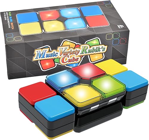 Toyofmine Juego electrónico de memoria de mano, juguetes para la ansiedad, juegos de lógica, deslizamiento, 4 modos de juego, juguete para niños y disponible en Yaxa Colombia