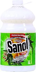 Sanol Desinfetante Líquido Para Uso Geral Eucalipto 5 Litros Branco