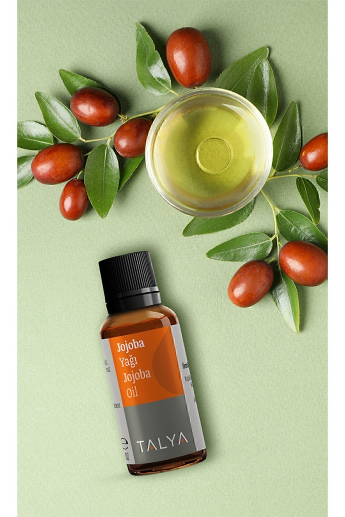 Talya Jojoba Yağı, Soğuk Sıkım,%100 Saf Ve Doğal, 20 ml