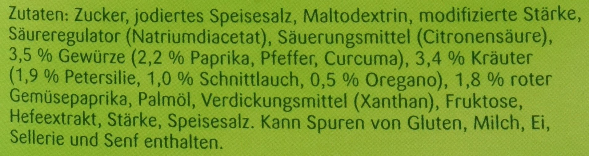 Knorr Salatkrönung Paprika-Kräuter 500 g, 1er Pack (1 x 0.5 kg)